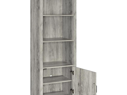 Burke 3-piece 59-inch TV Entertainment Center Grey Driftwood