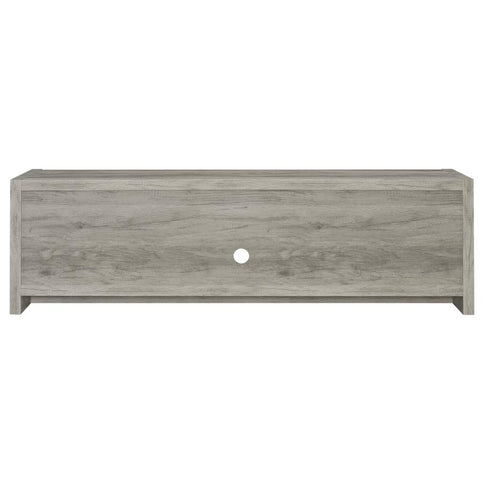 Burke 2-door Engineered Wood 71-inch TV Stand Grey Driftwood
