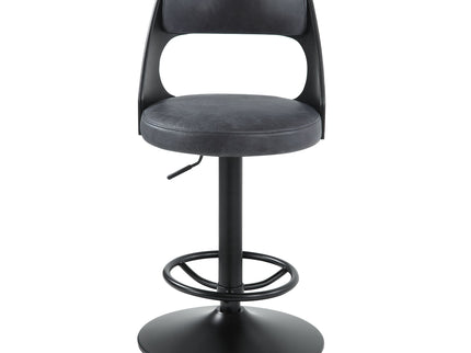 Sabi - Adjustable Stool With Swivel - Dark Brown