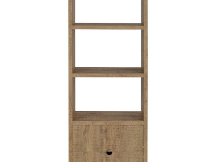 Tabby 3-shelf Engineered Wood Media Tower Mango