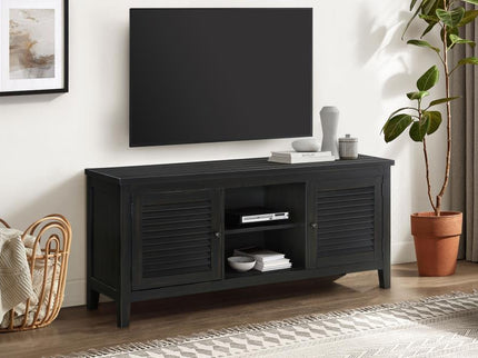 Concord 2-door 60-inch TV Stand Console Distressed Java