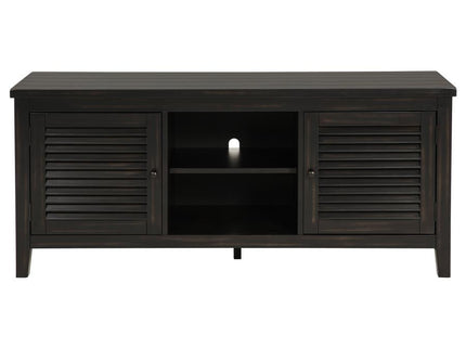Concord 2-door 60-inch TV Stand Console Distressed Java