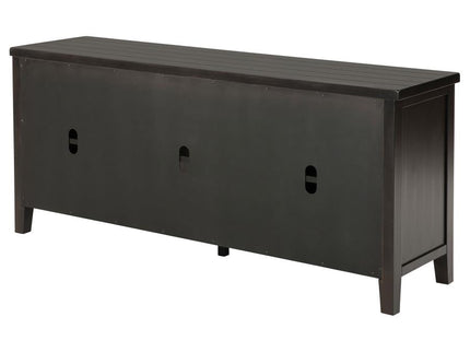 Concord 2-door 60-inch TV Stand Console Distressed Java