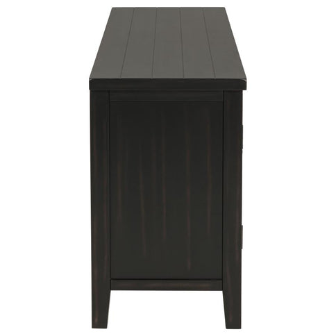 Concord 2-door 60-inch TV Stand Console Distressed Java