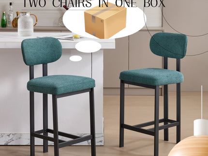 Modern Counter Height Stools (Set of 2)