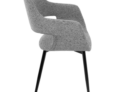 Margarite - Contemporary Dining / Chair (Set of 2) - Black / Gray