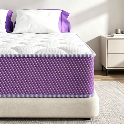 10" Hybrid Mattress With Individual Pocket Coils And Memory Foam