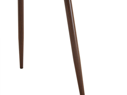 (Set of 4) Backrest AndTransfer Legs Chairs Adding A Touch Of Elegance To Minimalist And Scandinavian Style Homes - Walnut