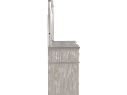 Colwood - 9 Drawer Dresser With Mirror - Silver