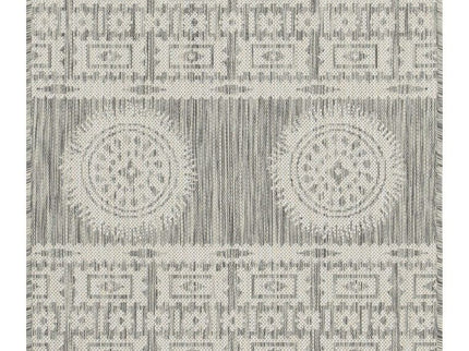 Sunshine - 5'3" X 7'3" Indoor, Outdoor Area Rug Polypropylene - Silver