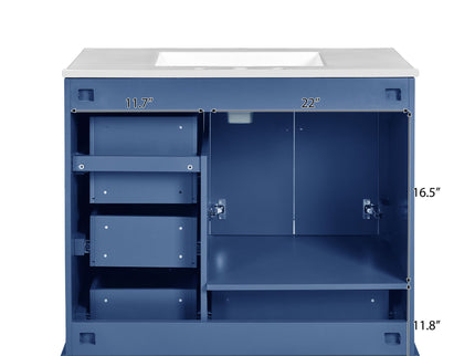 Traditional Bathroom Vanity With Soft Close Doors And Drawers