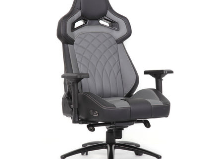 Gaming Chair With 4D Armrests, High Back Office Chair - Black / Gray