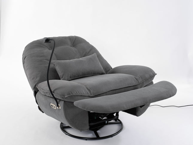 Power Recliner Swivel Glider USB Charger With tooth Music Player, Sleep, Working, Game And Leisure