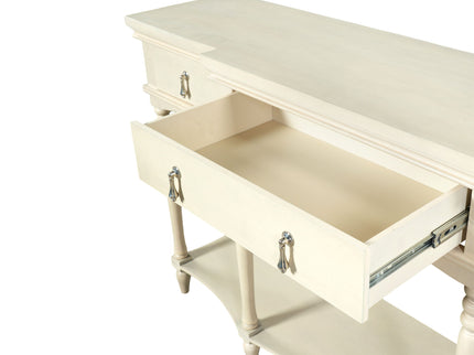 Retro Console Table With 3 Soft Close Drawers
