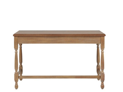 Tabitha - Desk With Drawer And Turned Legs - Natural