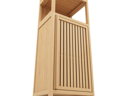 Storage Cabinet With Tall Tower, Multifunctional For Bathroom