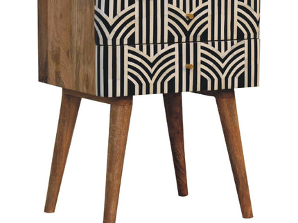 Edessa Bone Inlay Bedside