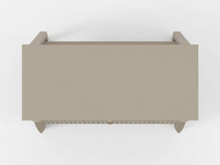 Fluted 3 Drawer Nightstand With Soft Close Slides