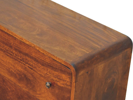 Large Curved Chest - Chestnut