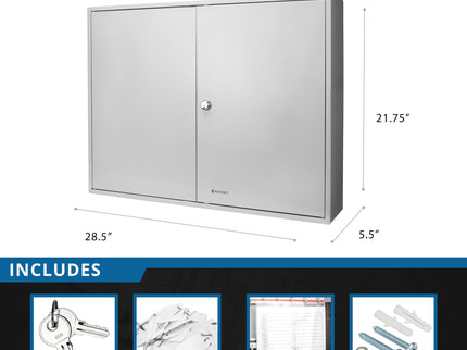 Adjustable Key Cabinet With Lock