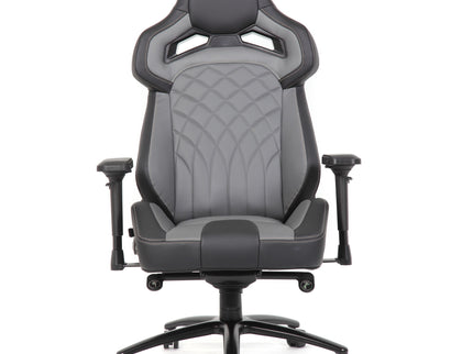 Gaming Chair With 4D Armrests, High Back Office Chair - Black / Gray