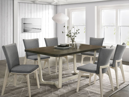 Jean - Upholstered Dining Side Chair (Set of 2) - Gray