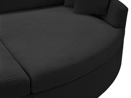 Oversized Double Chaise Lounge Sofa With USB Ports