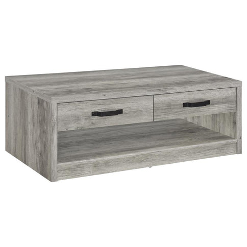 Felix 1-drawer Engineered Wood Side End Table Grey Driftwood