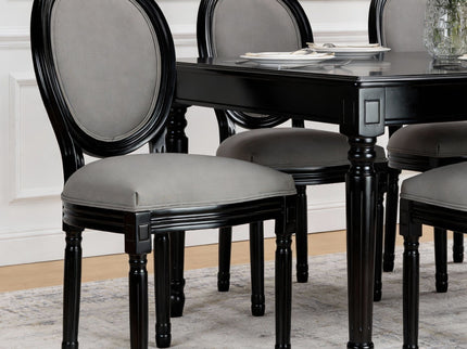 Upholstered & Round Back Dining Chairs (Set of 2)
