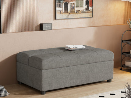 Twin Size Folding Ottoman Sleeper Bed With Mattress Convertible Guest Bed