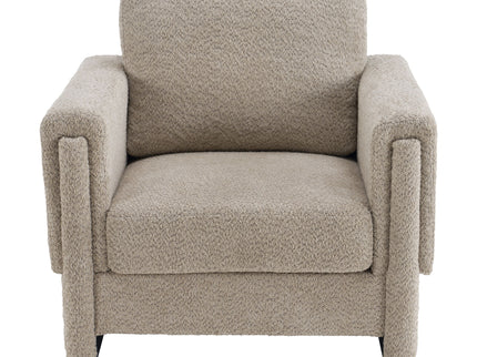 Upholstered Accent Armchair With Square Arm