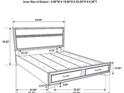 Corbin - Glittering Bedroom Set