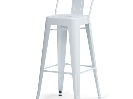 Rayne - Curved Back Metal Stool (Set of 2)