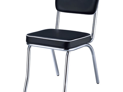 Open Back Upholstered Side Chairs (Set of 2)