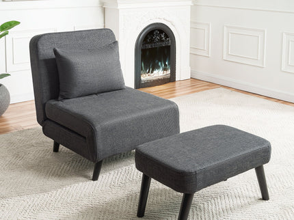 3 In 1 Foldable Chaise Lounge With Adjustable Backrest