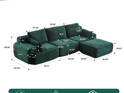 Compressed Sofa, Large Sectional Couches For Living Room
