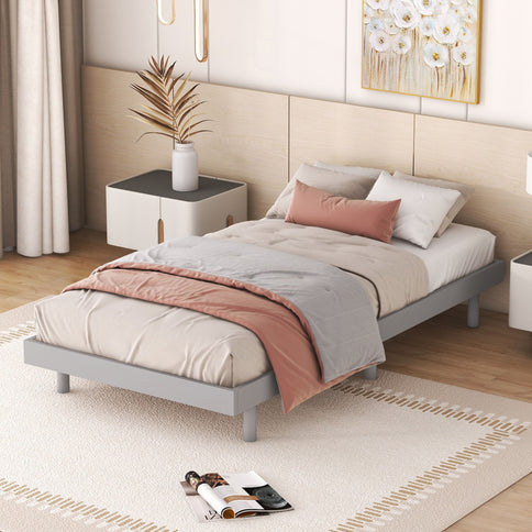 Modern Floating Platform Bed Frame