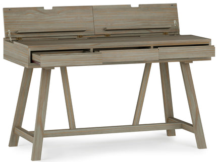 Bowman - Flip Up Desk - Distressed Gray