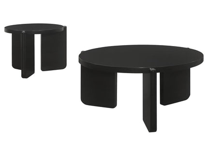 Frisco Square Engineered Wood Side End Table Dark Pine