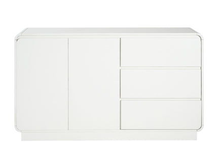 Sideboard, Wide Storage With 2 Doors And 3 Drawers