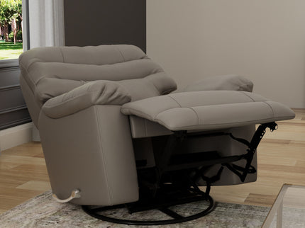 Oslo Antelope - Swivel Glider Recliner With Manual Footrest