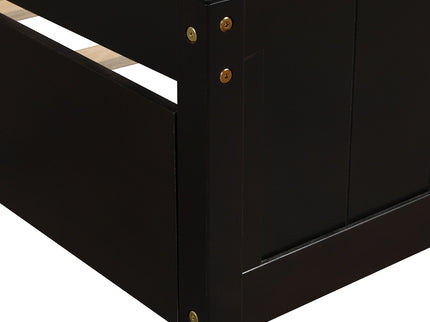Platform Bed & Headboard, Footboard And Wood Slat Support