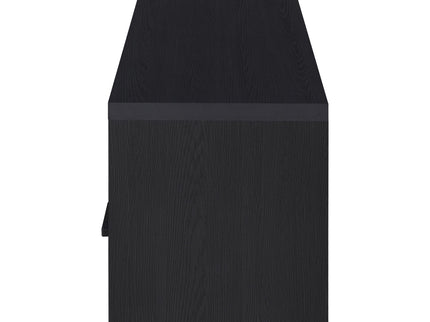 Ian - 2 Door TV Stand Media Console With Storage - Black