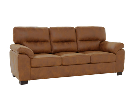 3 Seater Sofa With Padded Armrests And Triangular Leg