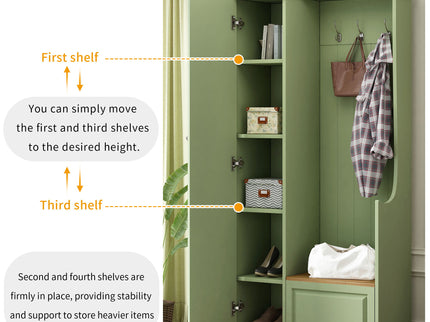 Hall Tree With Flip Up Bench