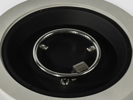 Propane Gas Fire Pit Bowl, 40000 Btu, Round For Outside - Gray