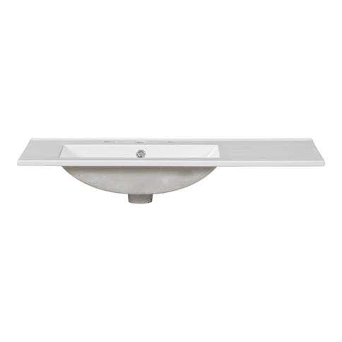 Bathroom Vanity With Sink Combo, 2 Soft Close Doors And 5 Drawers