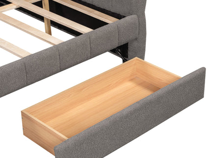 Upholstered Platform Bed With USB Charging