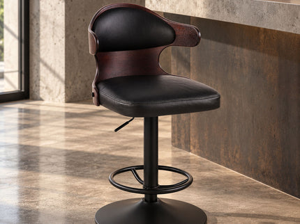 Saby - Adjustable Stool With Swivel - Charcoal