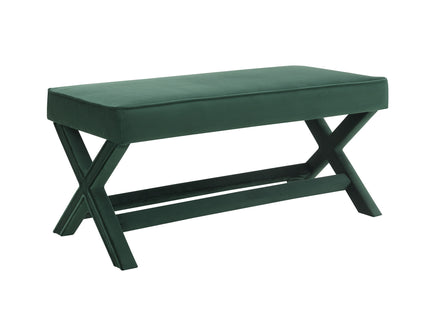 Comfort Double Bench Upholstered With X Crossed Legs